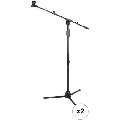 SOPORTE MICROFONO PROFESIONAL AURAY MS-65CL EMBRAGUE BRAZO TELESCOPICO PAR MS-65CL