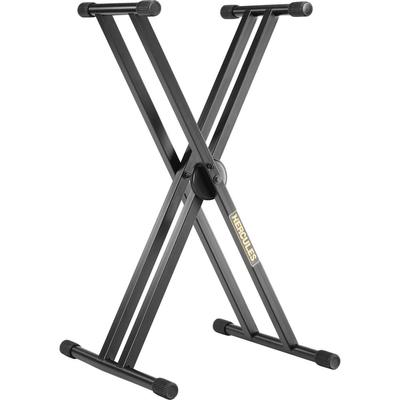 SOPORTE TECLADO HERCULES EZ-LOK DOBLE-X DISEÑO COMPACTO ALTURA AJUSTABLE EZ-LOK