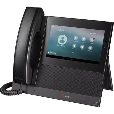 TELEFONO ESCRITORIO EMPRESARIAL POLY CCX 600 SUMINISTRO ENERGIA OPEN SIP SOPORTA 24 LINEAS CCX 600