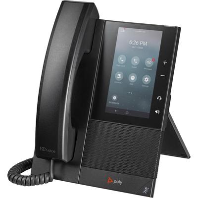 TELEFONO NEGOCIOS POLY CCX 505 PANTALLA TACTIL 5 PULGADAS SOPORTE 24 LINEAS OPEN SIP CCX 505