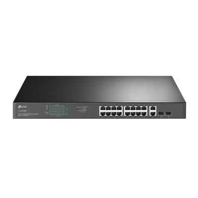 TP LINK SWITCH TL SG1218MP V5 GIGABIT 18 PUERTOS 16 PUERTOS POE NEGRO TL SG1218MP