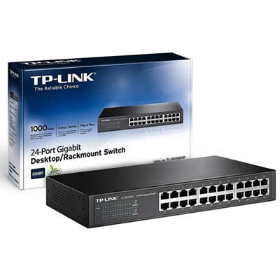 TP-LINK TL-SG1024D SWITCH 24 PUERTOS GIGABIT 1000MBPS TL-SG1024D