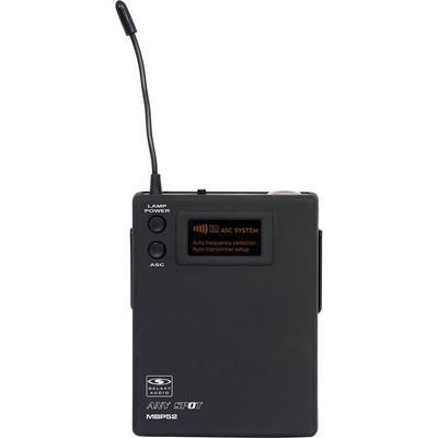 TRANSMISOR INALAMBRICO GALAXY AUDIO MBP52 CUERPO FRECUENCIA UHF D SISTEMAS MBP52