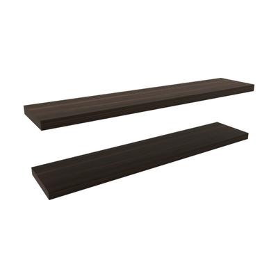 TU HOME SET DE 2 REPISAS FLOTANTES WALL MELAMINA 3.8X120X25CM