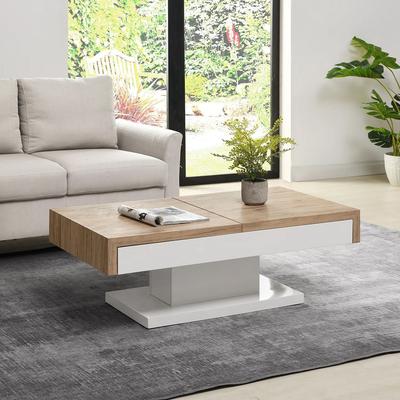 TU MESITA MESA DE CENTRO EXPANDIBLE ALEJANDRA COLOR DUNA