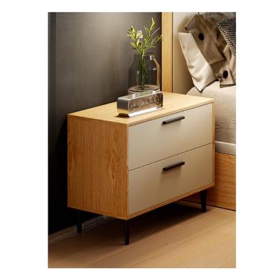 TU MESITA VELADOR MESA DE NOCHE MODERNO ACUARIUS 2 CAJONES