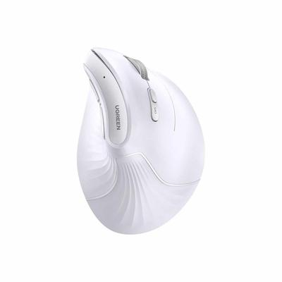 UGREEN 45759 MOUSE WIRELESS 2.4GHZ & BLUETOOTH VERTICAL ERGONOMIC 5 BUTTONS BLANCO MU008 45759