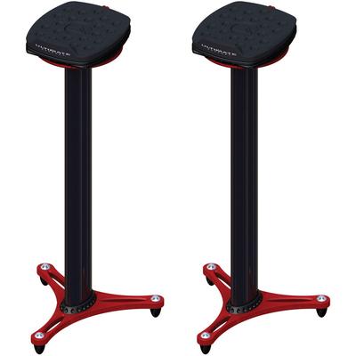 ULTIMATE SUPPORT MS-100 MONITOR ESTUDIO SOPORTE SEGUNDA GENERACION PAR NEGRO/ROJO MS-100