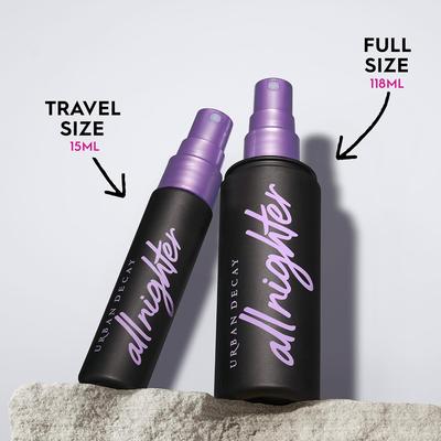 URBAN DECAY KIT ALL NIGHTER SETTING SPRAY ORIGINAL + TRAVEL SIZE