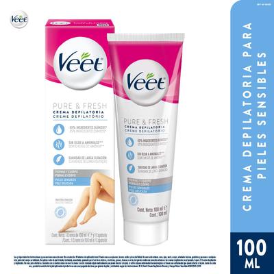 VEET CREMA DEPILATORIA CORPORAL PURE PIEL SENSIBLE 100 ML