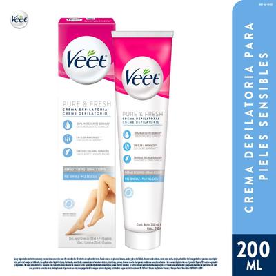 VEET CREMA DEPILATORIA CORPORAL PURE PIEL SENSIBLE 200 ML