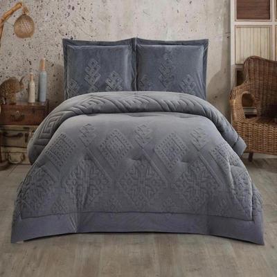 VENEZIA SET DE EDREDON 2PZ PIEL CONEJO C/ PIEL DE ANGEL 100% ALGODON 5 PIEZAS