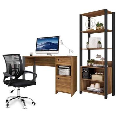 VIVA HOME PACK ESCRITORIO SKY CON CAJONES + SILLA ERGONOMICA MOD A