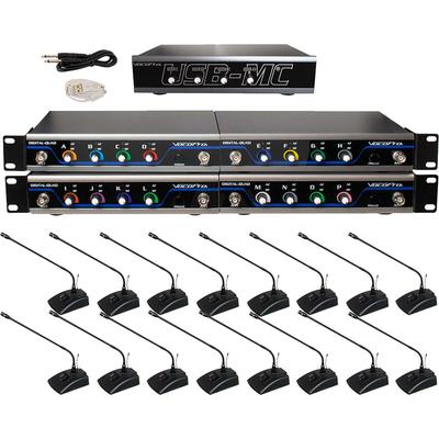 VOCOPRO USB-CONFERENCE-16 MICROFONO INALAMBRICO 16 PERSONAS INTERFAZ USB USB-CONFERENCE-16