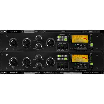 WESAUDIO NG76 COMPRESORES ANALOGICOS ESTILO 1176 MEMORIA DIGITAL PAR ESTEREO NG76