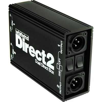 WHIRLWIND DIRECT2 DIRECT BOX CONVERTIDOR SEÑALES NO BALANCEADAS A BALANCEADAS DIRECT2