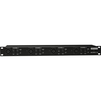 WHIRLWIND MULTISPLITTER 4 DIVISOR SEÑAL MICROFONO 4 CANALES RACK 1X3 MULTISPLITTER 4