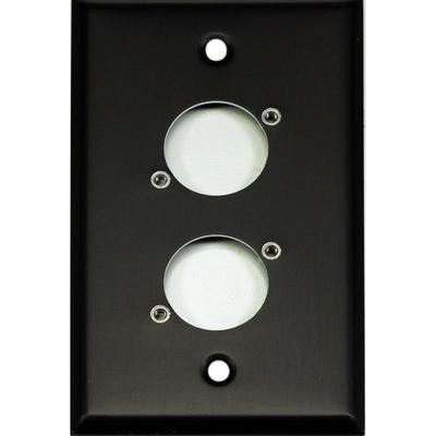 WHIRLWIND WP1B/2H PLACA PARED NEUTRIK D3F TERMINALES 1-GANG WP1B/2H