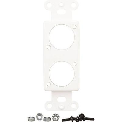 WHIRLWIND WPIDWH/2NDH PLACA PARED PREPUNCHED NEUTRIK D CONNECTORS BLANCO WPIDWH/2NDH