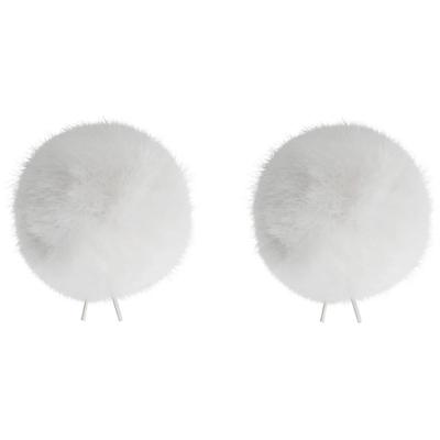 WINDBUBBLE FUNDA DE PIEL SINTETICA BUBBLEBEE INDUSTRIES LAVALIER PAQUETE 2 BLANCO WINDBUBBLE