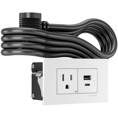 WIREMOLD PRODUCTS DASH FPC 1OL/1 USB A/C BLANCO SOLUCION CARGA MODERNA PRACTICA DASH FPC
