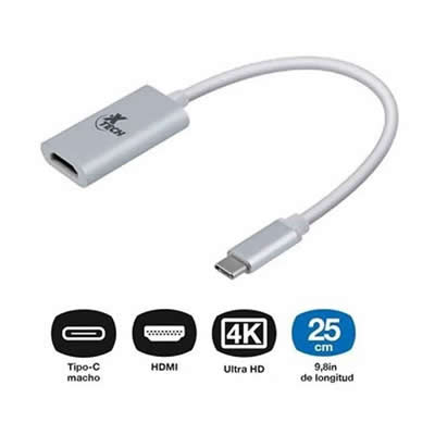 XTECH XTC-540 ADAPTADOR CONVERTIDOR VIDEO USB TYPE-C XTC-540