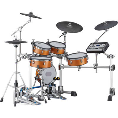 YAMAHA DTX10KX ELECTRONIC DRUM KIT WOOD SHELL TCS PADS DTX PROX DRUM MODULE REAL WOOD