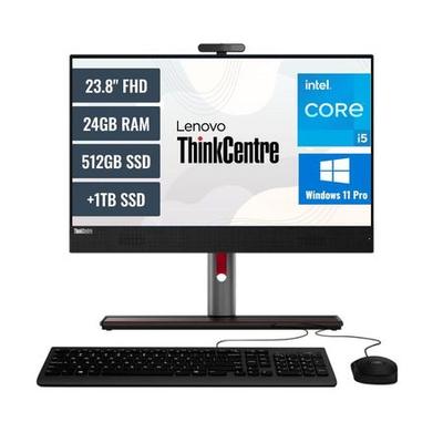 ALL-IN-ONE LENOVO THINKCENTRE M90A CORE I5 24GB RAM 512GB SSD+1TB SSD 23.8 FHD