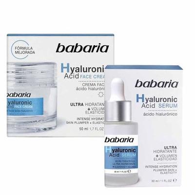 BABARIA PACK SERUM FACIAL ACIDO HIALURONICO FRASCO 30ML + CREMA FACIAL ACIDO HIALURONICO FRASCO 50ML