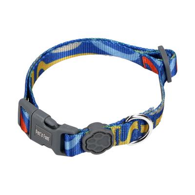 COLLAR PETS FUN POLIESTER TALLA S ONDAS PERRO