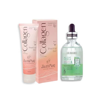 DR RASHEL DUO FACIAL SERUM ALOE VERA + JAMPAQ GEL PEELING