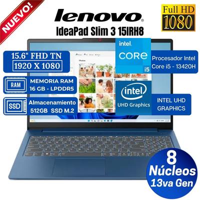 LENOVO IDEAPAD SLIM 3 I5-13420H 512GB SSD 16GB