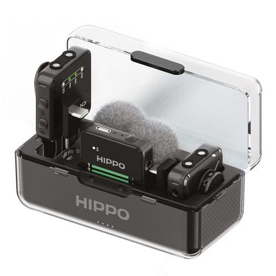 MICROFONO INALAMBRICO HIPPO M29HDC LAVALIER PROFESIONAL ESTUCHE CONECTOR TIPO-C LIGHT