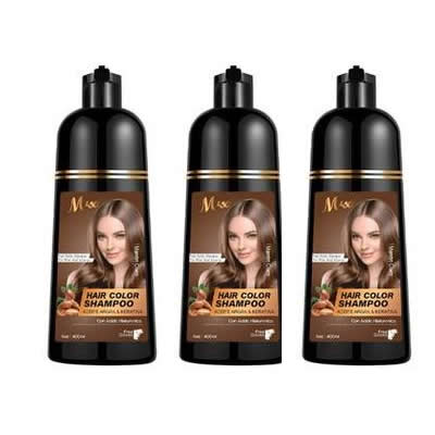 MUSA SHAMPOO TINTE MARRON CLARO 5N CON ARGAN 400ML 3 UNIDADES