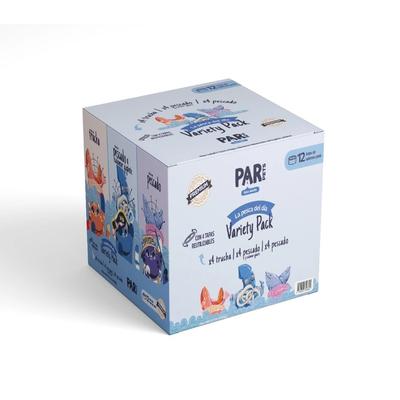 PAR PETS PATE GATO PESCA DIA CAJA 12 UND