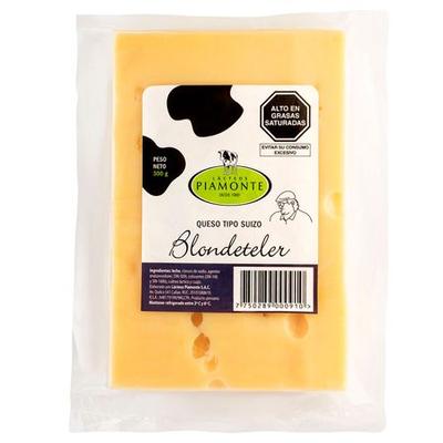 PIAMONTE QUESO TIPO SUIZO BLONDETELER 300G