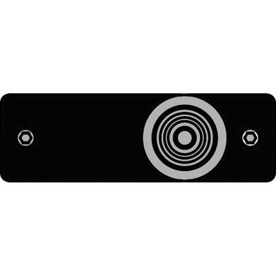 PLACA INSERCION FSR IPS-V213S-BLK RCA YEL BNC PARED NEGRA