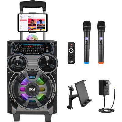 PYLE PRO PPHP87BTA ALTAVOZ PA PORTATIL BLUETOOTH 8 580W KARAOKE FIESTAS LUCES MULTICOLOR