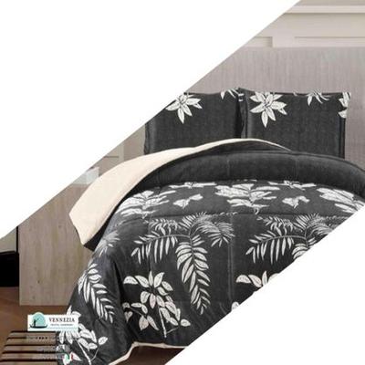 SET EDREDON QUEEN VENEZIA PATAGONICO PIEL ANGEL 5 PIEZAS