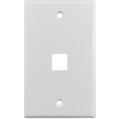 SIMPLY45 S45-3201W PLACA PARED KEYSTONE 1 PUERTO CAJA SIMPLE