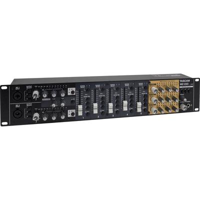 TASCAM MZ-223 MEZCLADOR ZONA GRADO INDUSTRIAL 5 CANALES ENTRADA SALIDAS XLR RCA