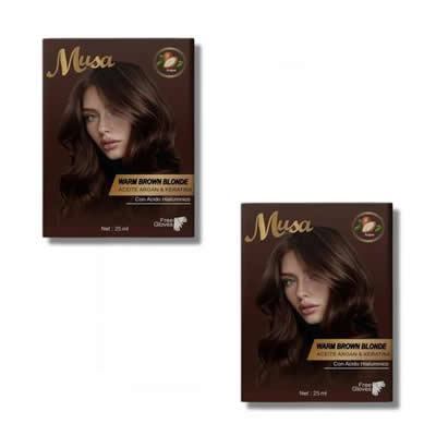 TINTE MUSA CASTAÑO OSCURO 2C 25MLX10 SACHETS 2 UND