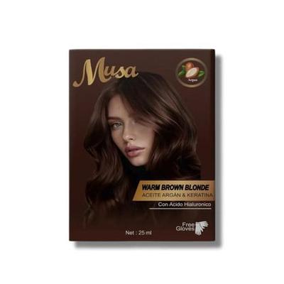 TINTE MUSA CASTAÑO OSCURO 2C 25ML X 10 SACHETS