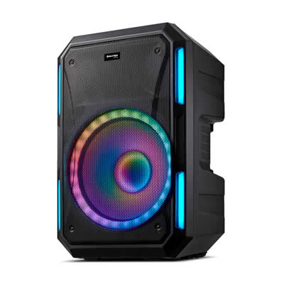 TORRE SONIDO PORTATIL MAXTRON MX1502DL FURACAO BT USB FUNCION DSP