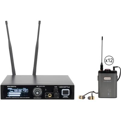 VOCOPRO IEM-DIGITAL 12 SISTEMA MONITOREO IN-EAR INALAMBRICO ESTEREO DIGITAL 24