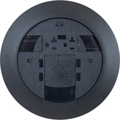 WIREMOLD AV FL POKE-THRU ASSEMBLY 20A BK LJB TC