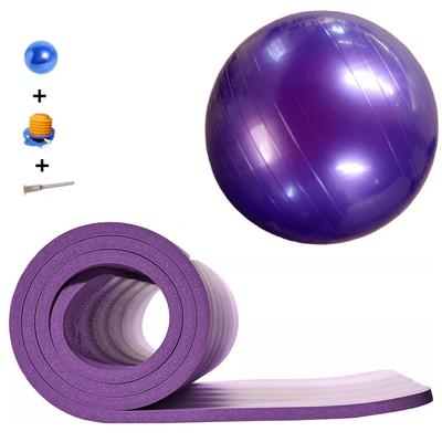 XTREME SPORT MAT YOGA GRUESO 15MM PELOTA BOBATH 65CM BOLSO
