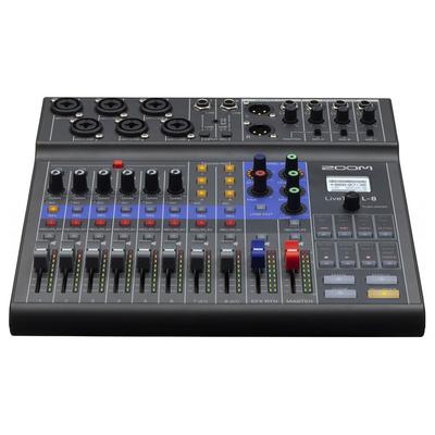 ZOOM LIVETRAK L-8 MEZCLADOR DIGITAL PORTATIL 8 CANALES GRABADOR MULTITRACK PODCASTING