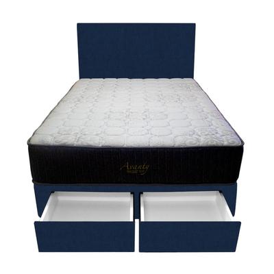DORMITORIO BARAKA HOME POCKET VIP 2 PLAZAS + 2 CAJONES + CABECERA