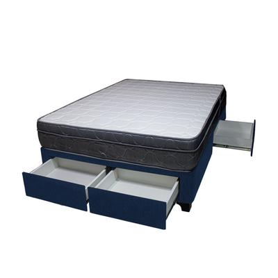 DORMITORIO BARAKA HOME TURIN 1.5 PLAZAS + 4 CAJONES + CABECERA + COJIN